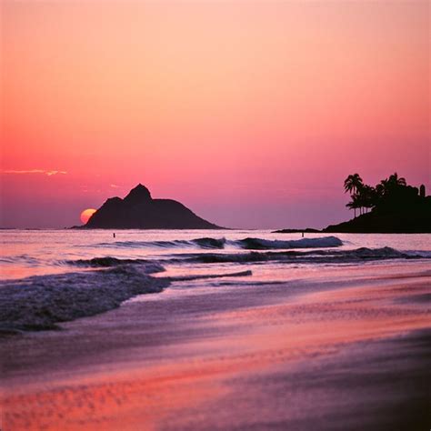 #012311 - purple sunrise, kailua, oahu, hawaii, february 2011. | Flickr - Photo Sharing!