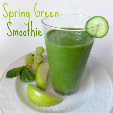 Spring-Green-Smoothie-Recipe - The Palette Muse