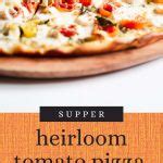 Heirloom Tomato Pizza with Garlic Butter - An Expression Of Food