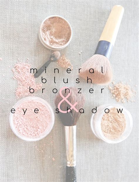 DIY Mineral Blush, Bronzer & Eye Shadow - Jenni Raincloud