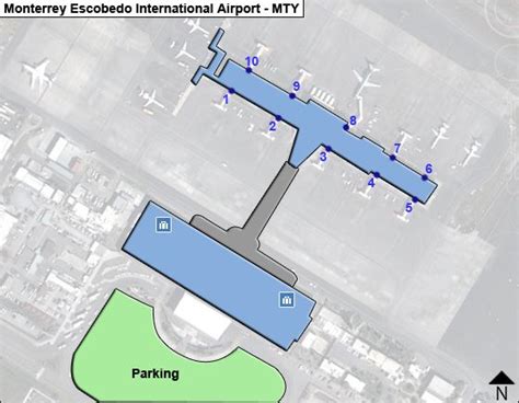 Monterrey Mexico Airport Terminal Map - China Map Tourist Destinations