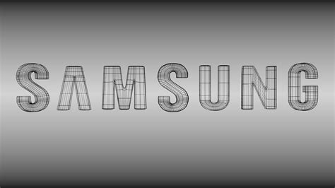 Samsung logo 3D Model OBJ 3DS FBX BLEND DAE | CGTrader.com