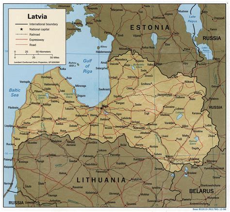 Maps of Latvia | Map Library | Maps of the World