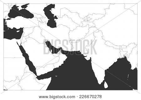Political Map South Vector & Photo (Free Trial) | Bigstock