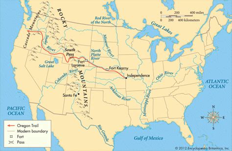 Printable Map Of The Oregon Trail - Printable Maps