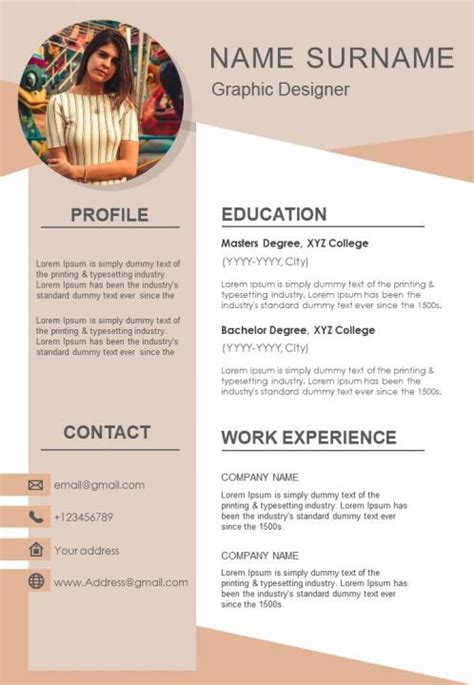 Impressive Resume Sample With Job Experience | PowerPoint Slides Diagrams | Themes for PPT ...