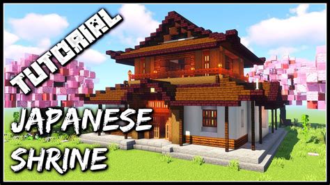 How To Build A Japanese Shrine | Minecraft Tutorial - YouTube