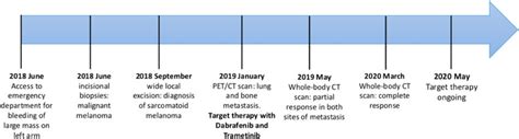 Timeline of patient's medical history. | Download Scientific Diagram