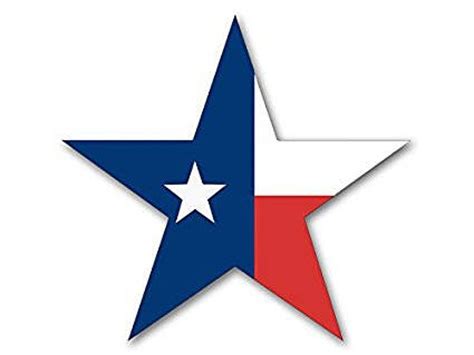 STAR Shaped Texas Flag Sticker tx bumper lone decal | Etsy | Star shape ...