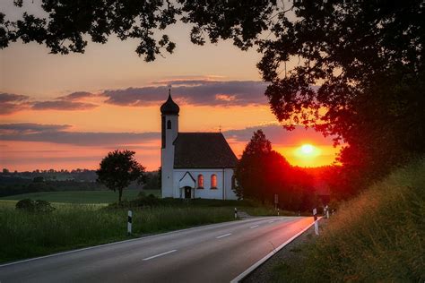 Sunset Church Chapel Plenty Of - Free photo on Pixabay