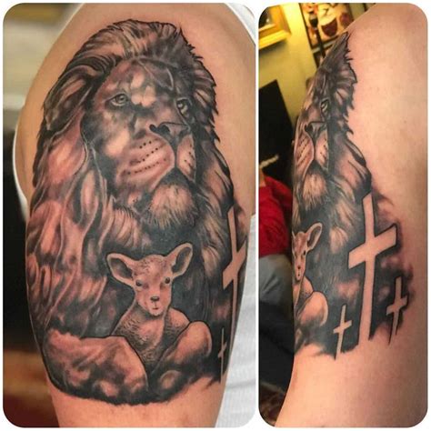 Top 63+ Best Lion and Lamb Tattoo Ideas - [2021 Inspiration Gallery]