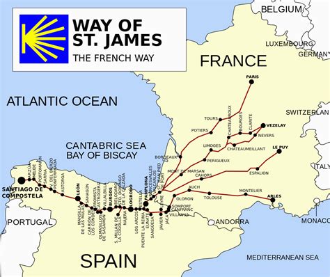 Camino Frances Map Route | secretmuseum