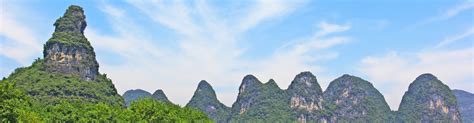 Guilin Mountains - the Top Beautiful Hills in Guilin with Elegant Shape