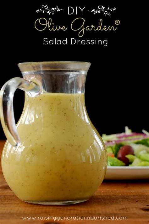 DIY Homemade Olive Garden Salad Dressing - Raising Generation Nourished