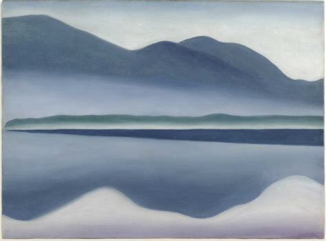 Georgia O’Keeffe | Lake George [formerly Reflection Seascape] (1922 ...