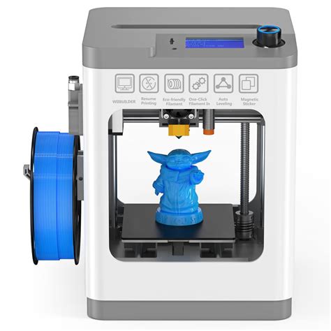 Buy WEEFUN Mini 3D Printers, FDM 3D Printer for Beginners with Resume ...