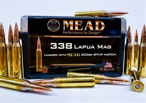 338 Lapua Magnum 300gr BTHP MATCH Ammunition! New 20 Rounds