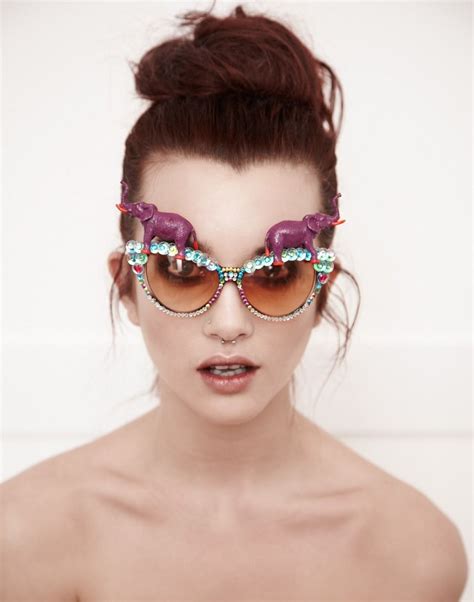 SPANGLED by SJSTYLEE | Sunglasses, Funky glasses, Unique sunglasses