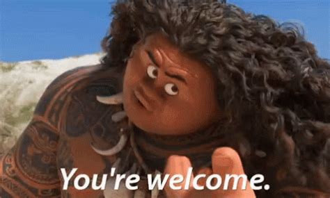 Maui Moana GIF - Maui Moana YoureWelcome - Discover & Share GIFs