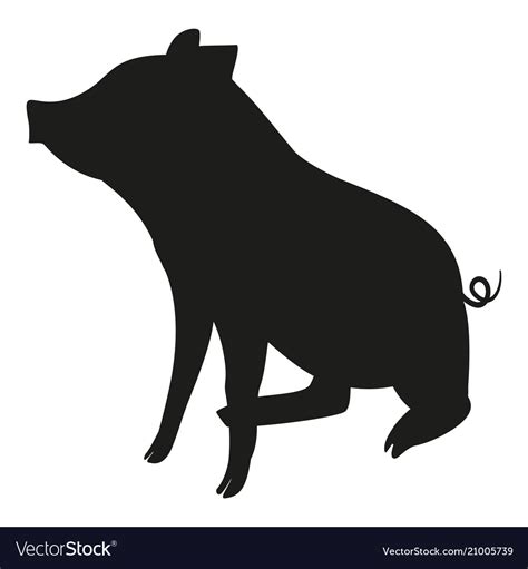 Pig silhouette – Artofit