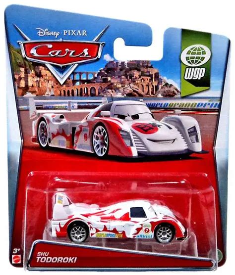 Disney Pixar Cars SHU TODOROKI WGP World Grand Prix Racer White Red New Free Worldwide Shipping ...