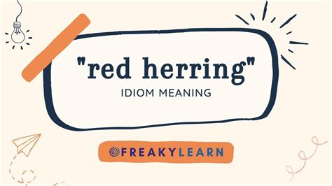 "Red Herring" का मतलब हिंदी और अंग्रेजी में जानें (Hindi Meaning)