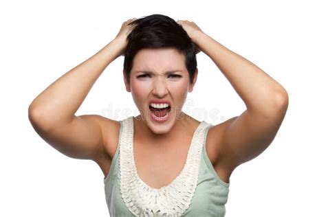 Angry Screaming Woman stock image. Image of face, girl - 18256919