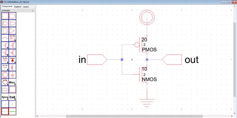 Designing and Simulating a CMOS inverter using Electric VLSI (second pass)