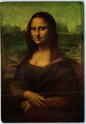 Postcard - Mona Lisa By Leonardo da Vinci, Louvre Museum - Paris ...