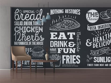 Restaurant Wall Design by Aju Pulickal on Dribbble