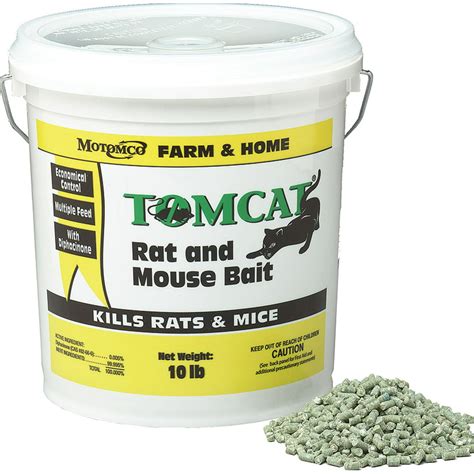 Motomco Tomcat Rat and Mouse Bait Pellet, 10 lb - Walmart.com - Walmart.com