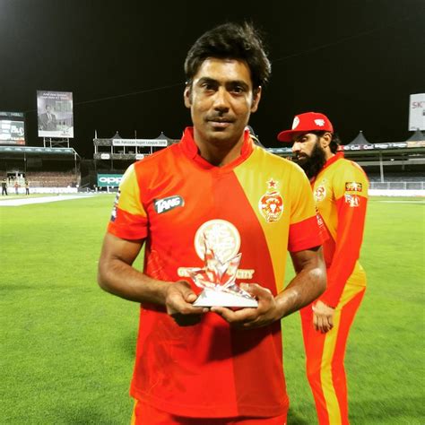 Mohammad Sami Is The Man Of The Match Between Islamabad Vs Lahore Match - Cricket Images & Photos