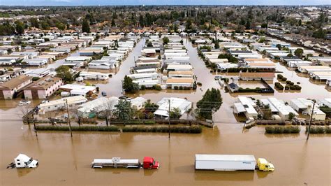 California Storm Floods Streets, Commuter Station Amid Persistent Rain