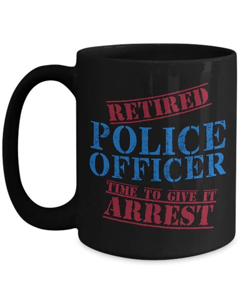 Police Officer Retirement Gifts Retired Police Time To Give | Etsy