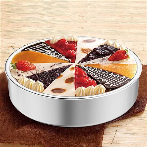 Generic AIKWI 8 Inch Cake Pan Set of 2, 8 Inch Cake Pan Round Tier Cake ...