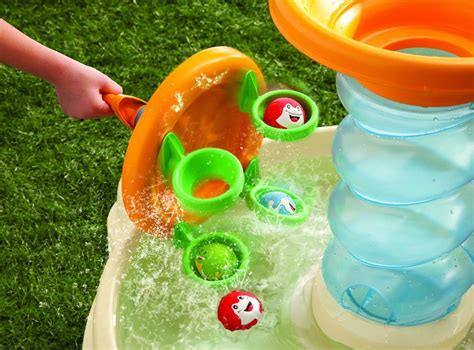 Kids Water Table Squirting Balls Cup Funnel Outdoor Play Toy Toddler Boys Girls - Sandbox Toys ...