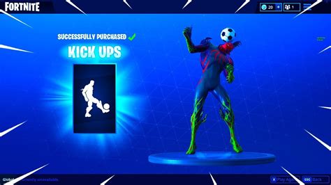 Fortnite NEW "KICK UPS" Dance Emote Showcased with 72 SKINS (Next Cristiano Ronaldo?) - Season 4 ...