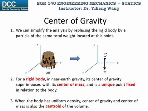 Statics Lecture 29: Center of Gravity - YouTube