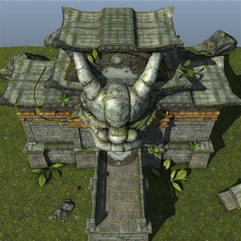 Temple 3D Model $15 - .unknown .ma .max .fbx .obj - Free3D