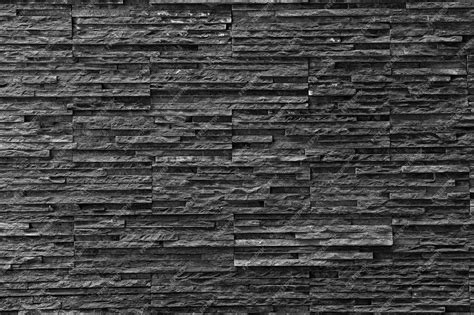 Premium Photo | Black stone wall Texture in weathered and have natural ...