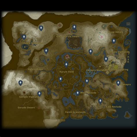 TotK Skyview Tower Locations & Map - All SkyviewTowers in Tears of the Kingdom - Try Hard Guides