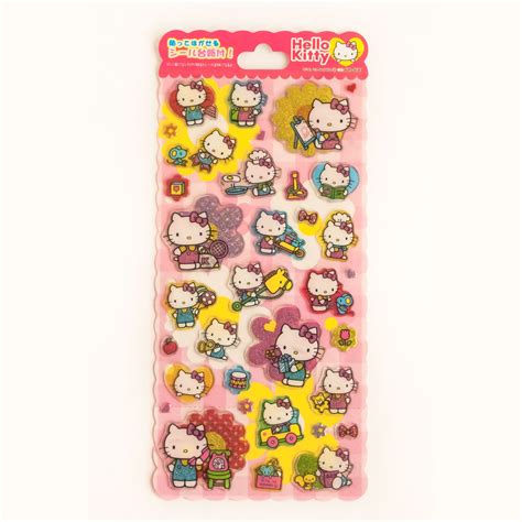 Hello Kitty Glitter Stickers — imouto