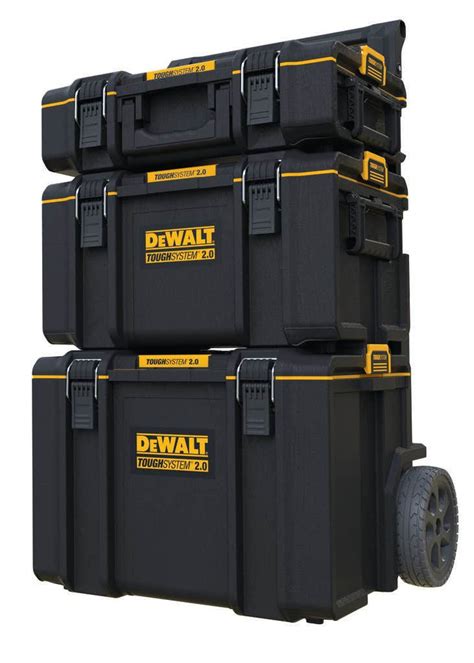 DeWALT TOUGHSYSTEM 2.0 3-in-1 Stackable Storage Tool Box System | Mitre 10