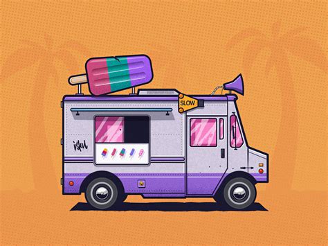 Ice Cream Truck Minimal 4k Wallpaper,HD Artist Wallpapers,4k Wallpapers,Images,Backgrounds ...