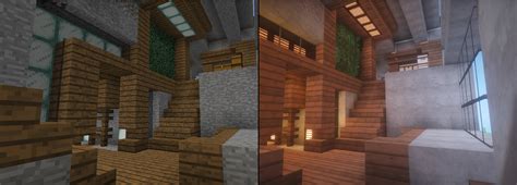 Remember my cliff house? Heres a snapshot of the interior : r/Minecraft