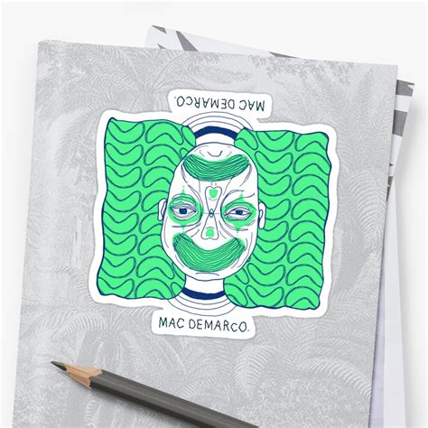 "Mac Demarco" Sticker by atomtan | Redbubble