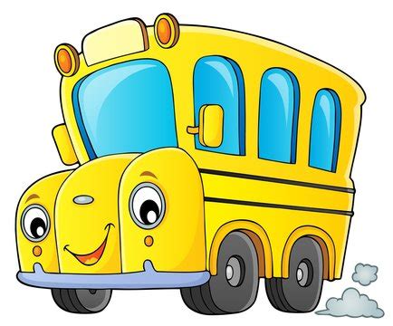 Small School Bus Clipart Cute