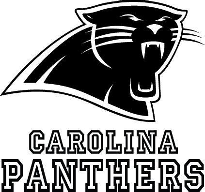 Free Carolina Panthers Black And White Logo, Download Free Carolina ...