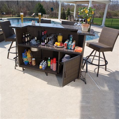 Outdoor patio furniture bar sets - Hawk Haven