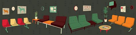 Waiting Room illustration on Behance